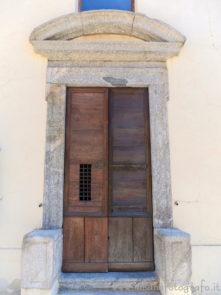 Cinisello Balsamo (Milan, Italy) - Portico of the small Church of Sant'Eusebio